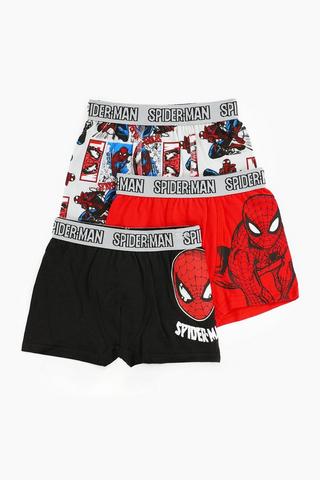 3 Pack Spiderman Trunks