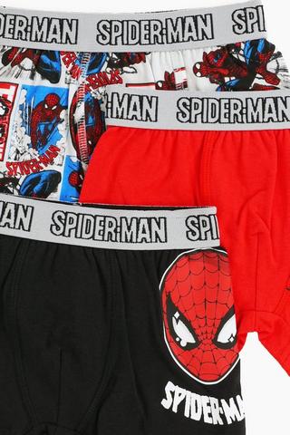 3 Pack Spiderman Trunks