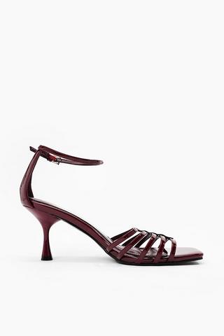Ankle Strap Stiletto Heel