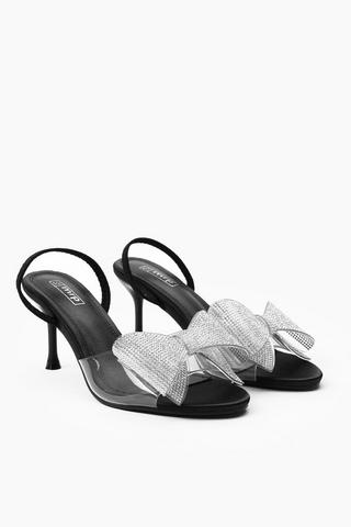 Diamante Bow Stiletto Heel