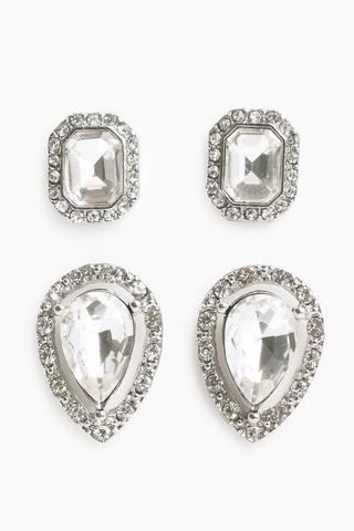 2 Pack Stud Earrings