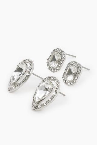 2 Pack Stud Earrings