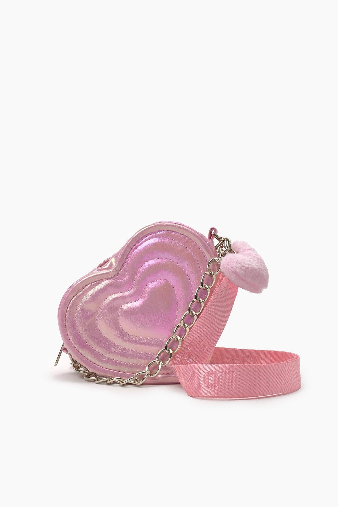 Hearts Beaded Crossbody Bag