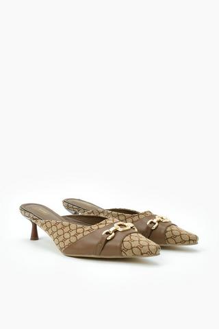 Buckle Detail Court Heel