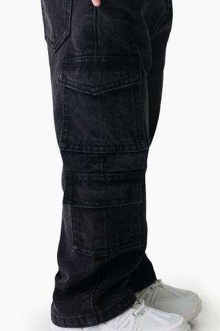 Straight Cargo Denim