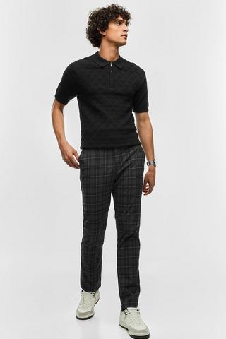 Slim Check Pants