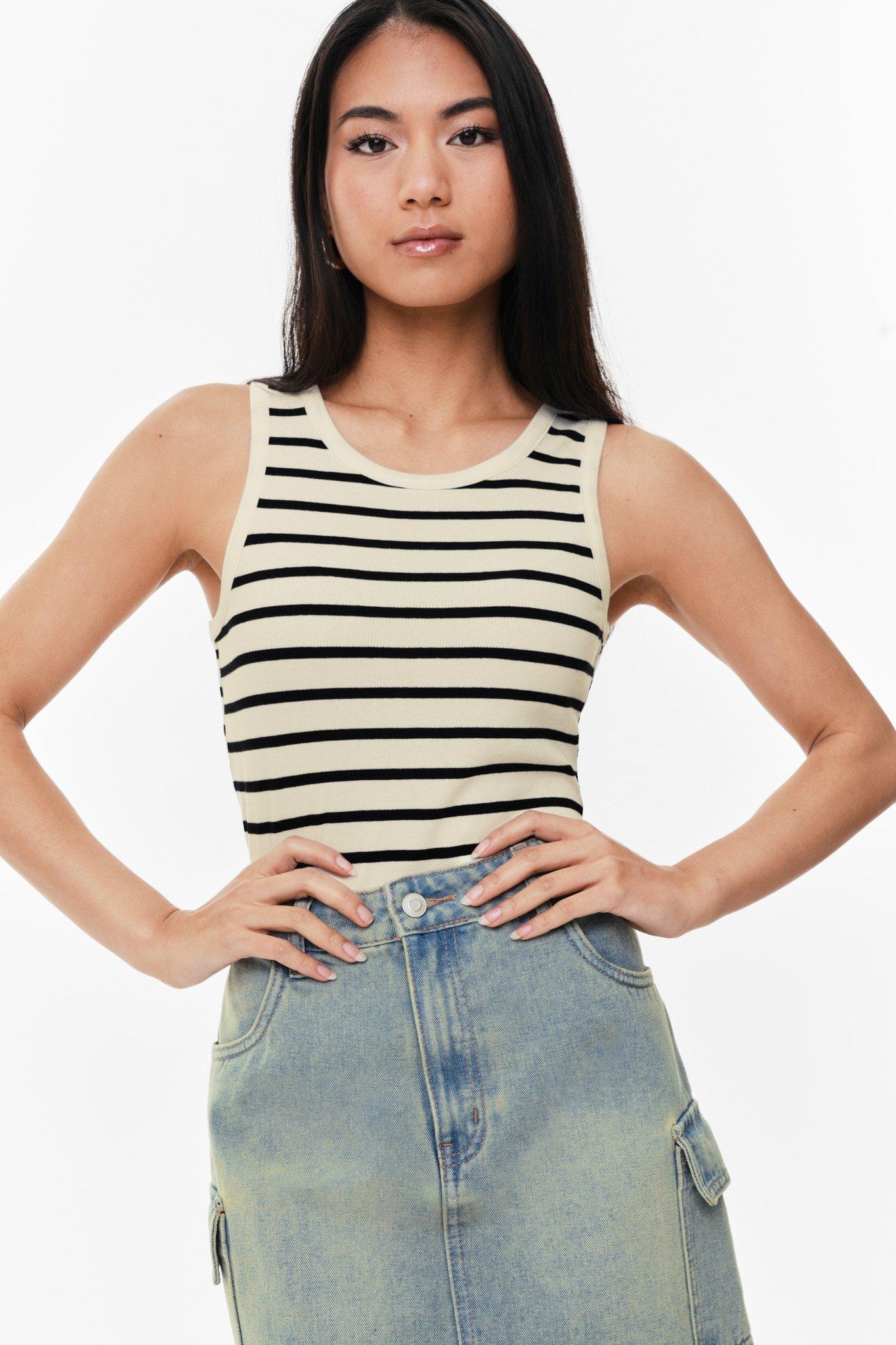 Strapless Detail Tank Top main image 1
