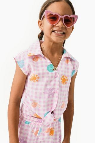 Boxy Checkerboard Shirt