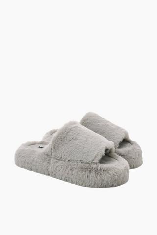 Platform Fluffy Slipper