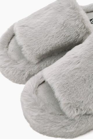 Platform Fluffy Slipper