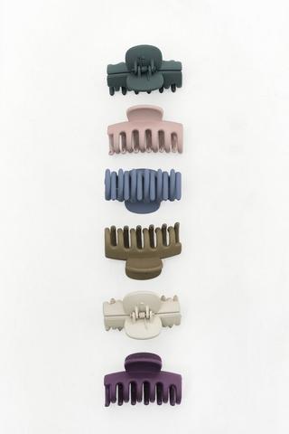 6 Pack Mini Hair Claw