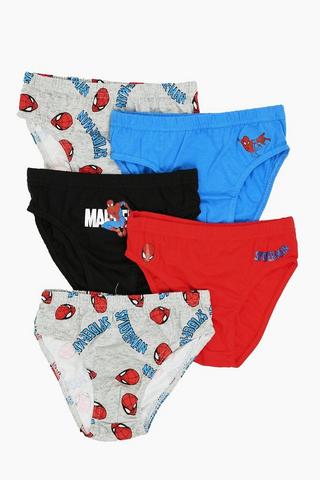 5 Pack Spiderman Briefs