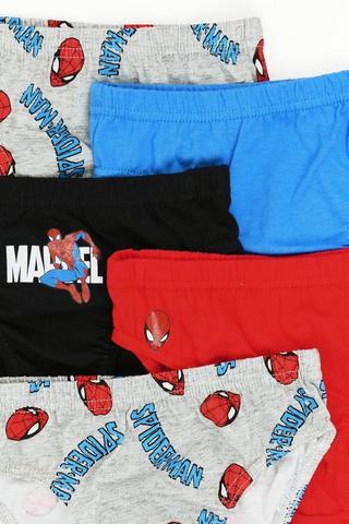 5 Pack Spiderman Briefs