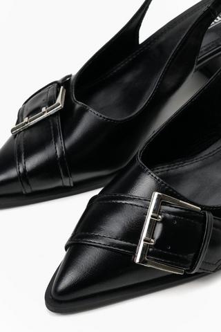 Buckle Strap Block Heel