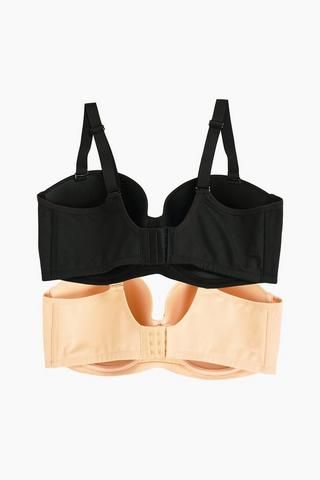 2 Pack Balconette Bra