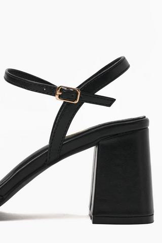 Multi Strap Block Heel