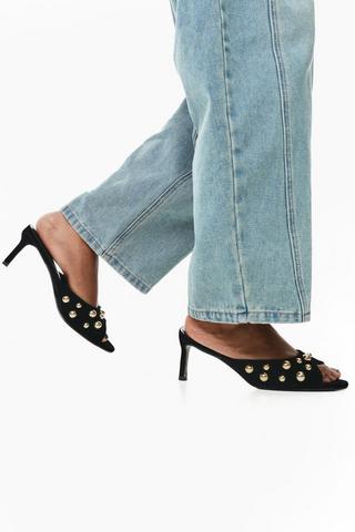 Stud Detail Stiletto Heel