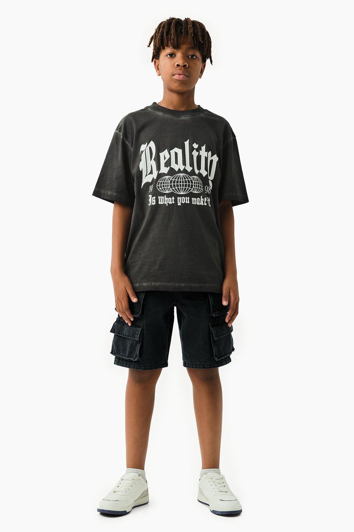 Denim Cargo Shorts