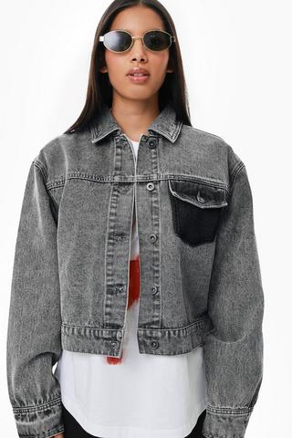 Cropped Denim Jacket