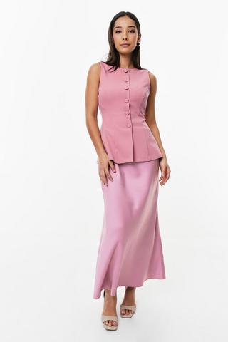 Satin Slip Skirt