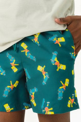 Bart Simpson Swim Shorts