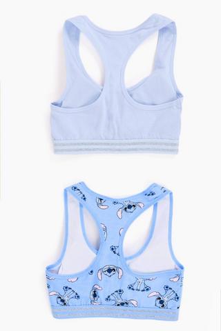 2 Pack Stitch Crop Bras