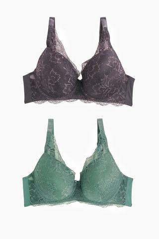 2 Pack Plunge Bra