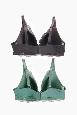 2 Pack Plunge Bra