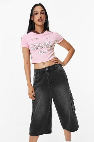 Cargo Denim Jorts