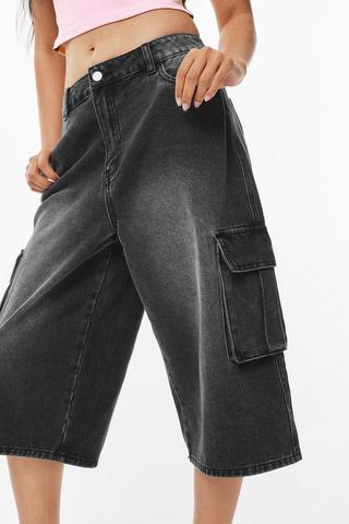 Cargo Denim Jorts