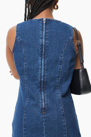 Denim Shift Dress
