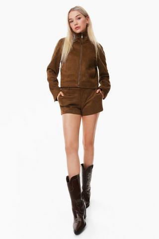 Micro Suede Shorts