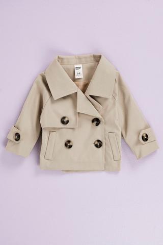 Cropped Trench Coat