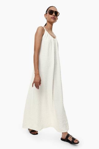 Textured A-Line Dress