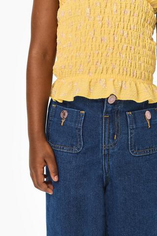 Wide-Leg Denim