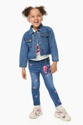 Skinny Bow Denim