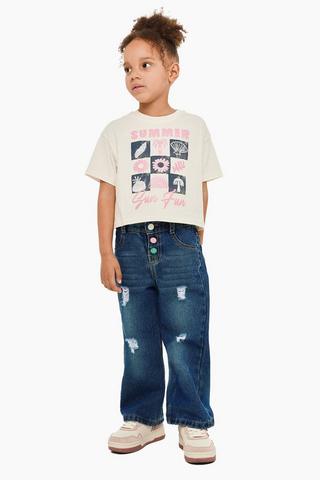 Wide-Leg Denim