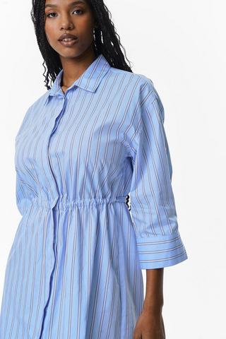 Stripe Shirt Dress