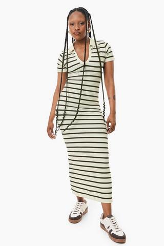 Stripe Seamless Bodycon Dress