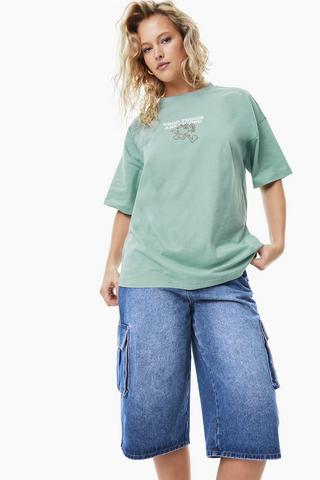 Baggy Cargo Denim Jorts