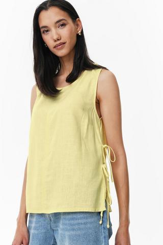 Side Tie Shell Top