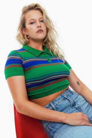 Stripe Seamless Golfer
