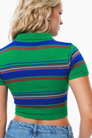 Stripe Seamless Golfer