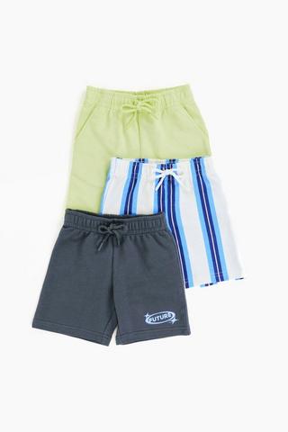 3 Pack Shorts