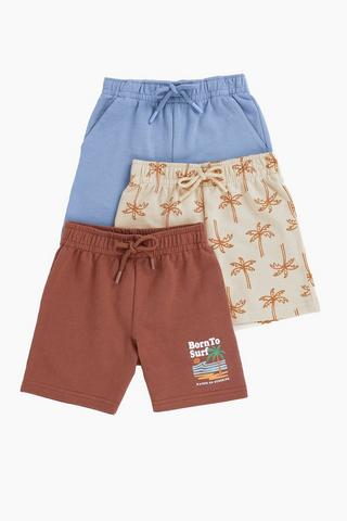 3 Pack Shorts