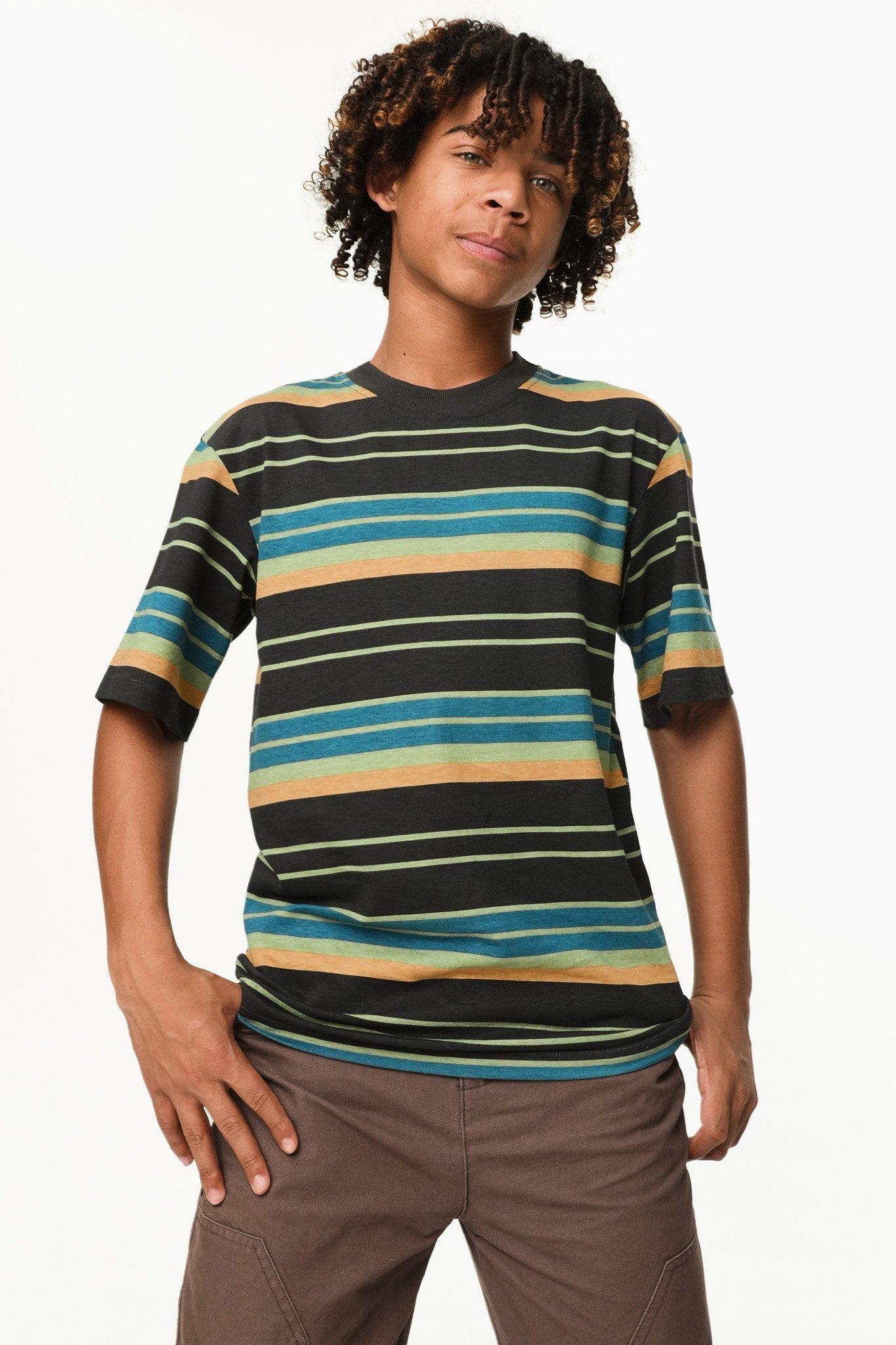 Sripe Tee Shirt - Bue main image 1