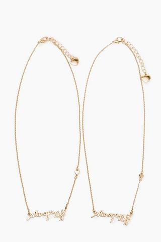 Bestfriend Necklace Set