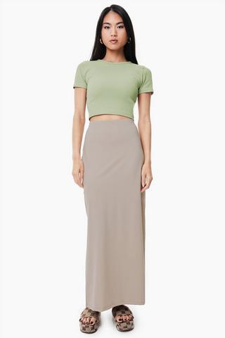 Skin Tight Midi Skirt