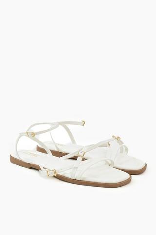 Micro Buckle Strappy Sandal