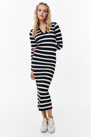 Stripe Bodycon Dress